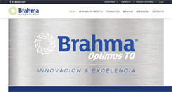 Desktop Screenshot of grupobrahma.com